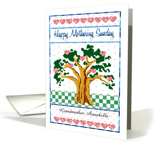 Holidays, Mothering Sunday, custom name card (1305234)