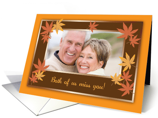 Missing You from both of us, photo card (1307566)