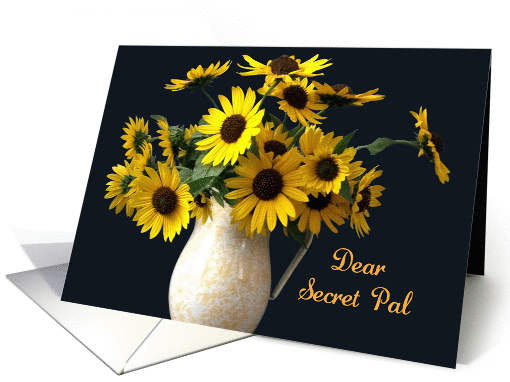 Apology to Secret Pal, sunflowers card (1322616)