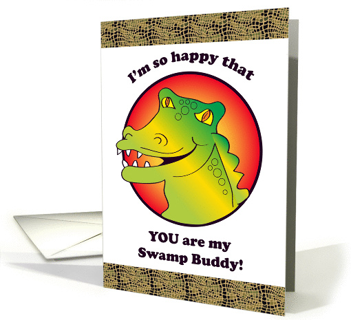 Gator friendship, alligator card (1333130)