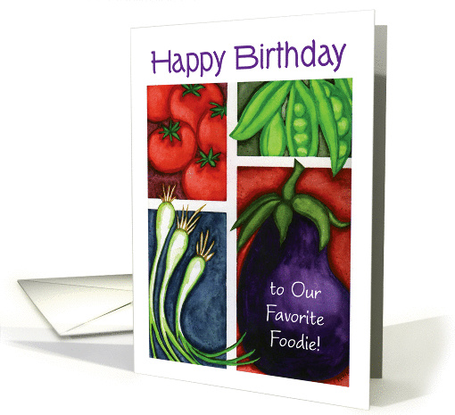 Happy Birthday to Foodie card (1336210)