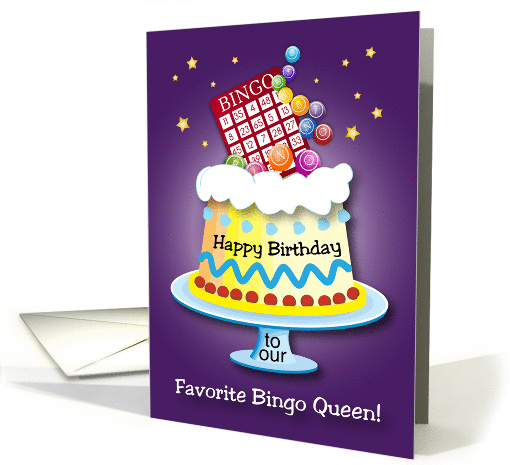 Happy Birthday to Bingo Queen card (1337286)