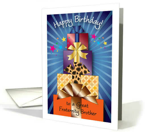 Happy Birthday to Fraternity Brother card (1338016)