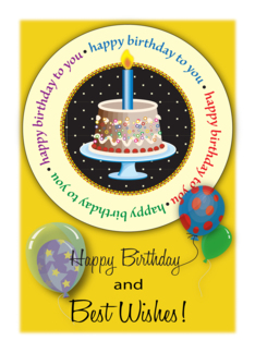 Happy Birthday for Sperm Donor, balloons