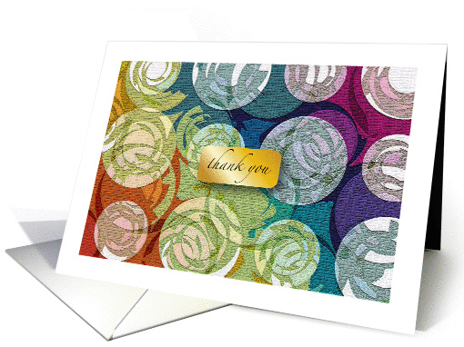 Thank You to Godparents, abstract card (1344012)