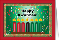 Kwanzaa for Valued Vendor/Supplier card