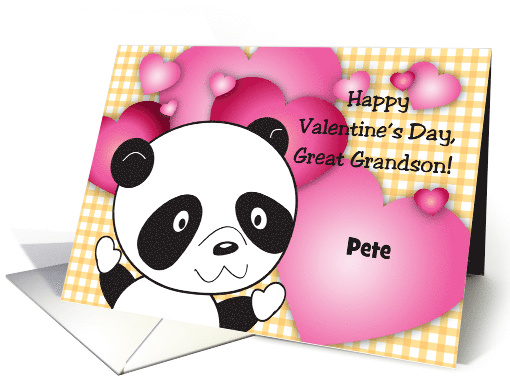 Custom Great Grandson Valentine card (1351054)