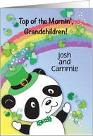 Custom Grandchildren St Patrick’s Day card