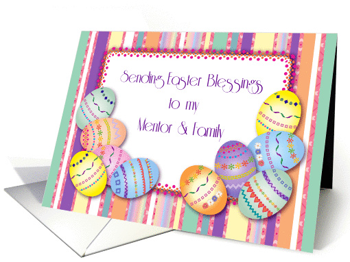 Happy Easter to Mentor & Family card (1355364)