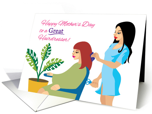 Mother's Day, Hairdresser/Stylist card (1360798)