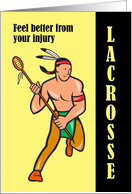 Get Well, Lacrosse American Indian Player card