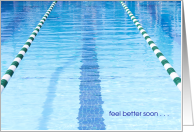 Feel Better, Swimming/Diving Injury, pool, water card