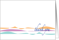 Grief Counselor Thank You, soft colors card