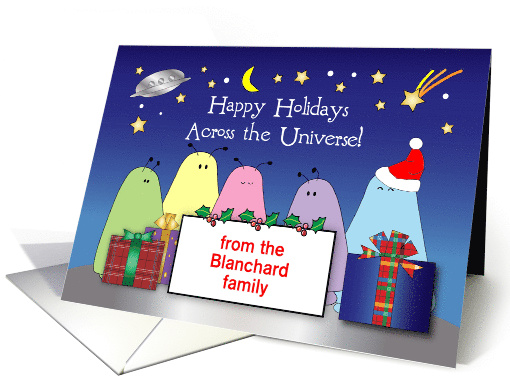 Custom Name Across the Universe, aliens card (1384602)