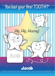 Congratulations, first tooth, star, happy teeth