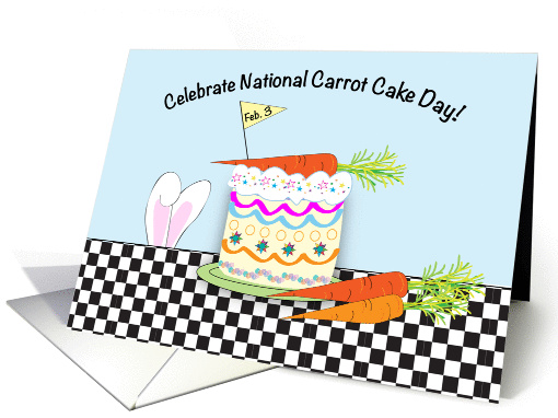 National Carrot Cake Day, Feb. 3 card (1417746)