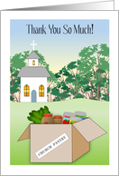 Thank You, Church Pantry Volunteer, church card