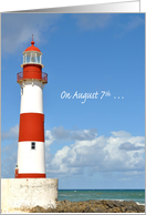 Nat. Lighthouse Day, Aug. 7th card