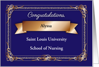 Customizable congrats, induction academic honor, Alph Sigma Nu card