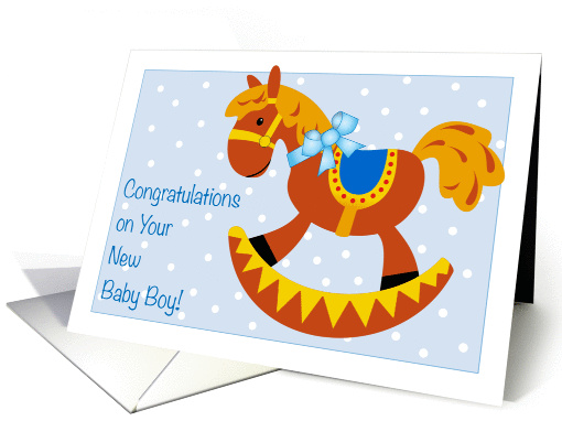 After I'm Gone congratulations, baby boy card (1426516)