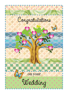 Congrats, Wedding from Departed, oak tree