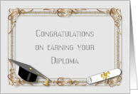 Graduation Congratulations from Departed, diploma