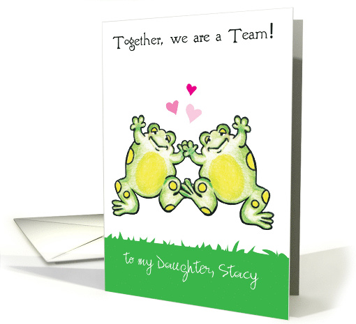 Custom Name Thank You to Daughter, from cancer patient card (1439330)