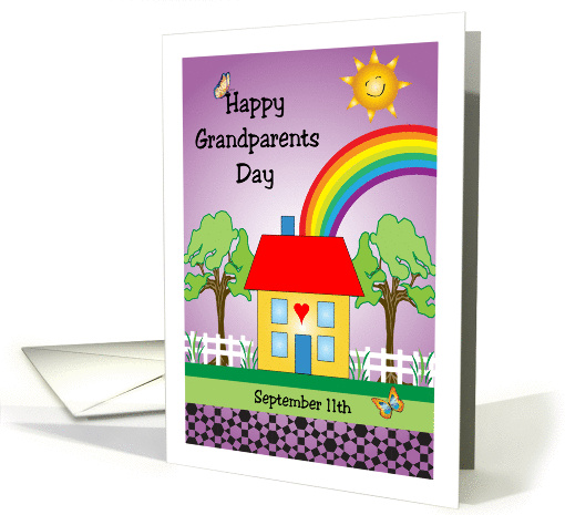 Grandparents Day, Folk Art Theme, Sept. 11th card (1440212)