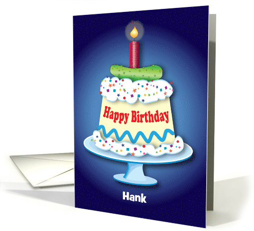 Custom Name Birthday for Pickle-Loving Friend, cake,... (1441778)