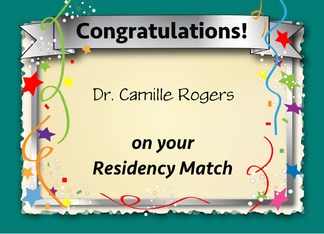 Congrats, Residency...