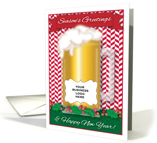 Custom Logo Business Christmas for Brewery card (1453368)