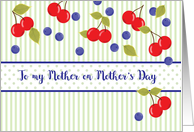 Estranged Mother’s Day Cherries Blueberries card