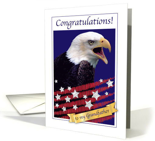 Congratulations, permanent resident, grandfather, USA, eagle card