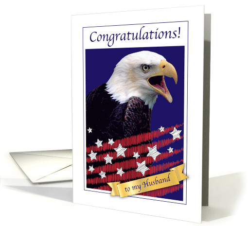 Congratulations, permanent resident, husband, USA, eagle card