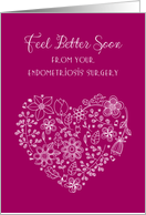 Feel Better from Endometriosis Surgery, heart card