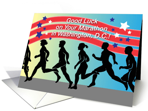 Good Luck on Military Marathon, Washington, D. C. card (1488230)