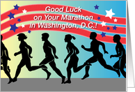 Good Luck on Military Marathon, Washington, D. C. card
