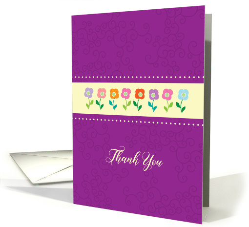 Thank You for Like a Mom to me, flowers card (1489968)