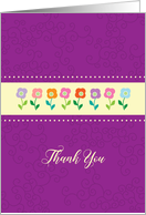 Thank You for Like a Mom to me, flowers card