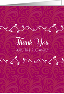 Thank You for Flowers Gift card