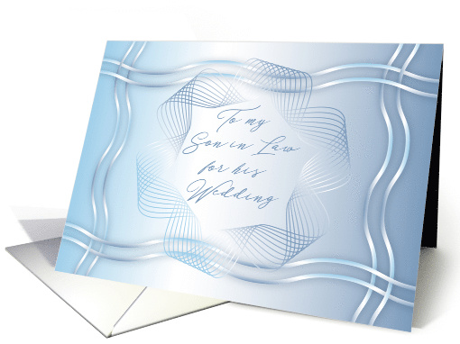 Congratulations to New Son in Law, wedding card (1498338)