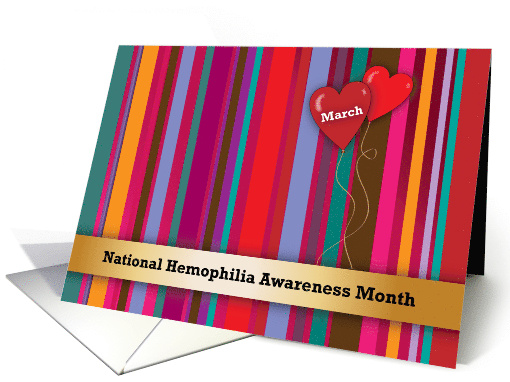 National Hemophilia Awareness Month, March card (1511650)