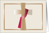 Deacon’s Symbol Cross, blank note card