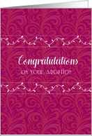 Congratulations, Adoption, Adult Daughter card