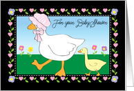 Baby Shower, Humorous, Mother Goose card