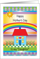 Mother’s Day Like a Daughter to me, folk art theme card