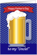 Father’s Day, Like an Uncle, Beer Mug card