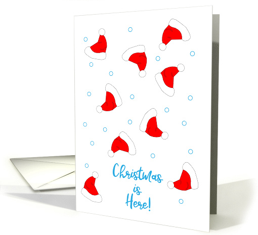 Christmas for Phlebotomist, Santa Hats, Snow Balls card (1532164)