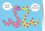 Happy Snakes Valentine’s Day card
