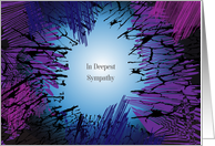 Gothic Sympathy Card, Abstract card